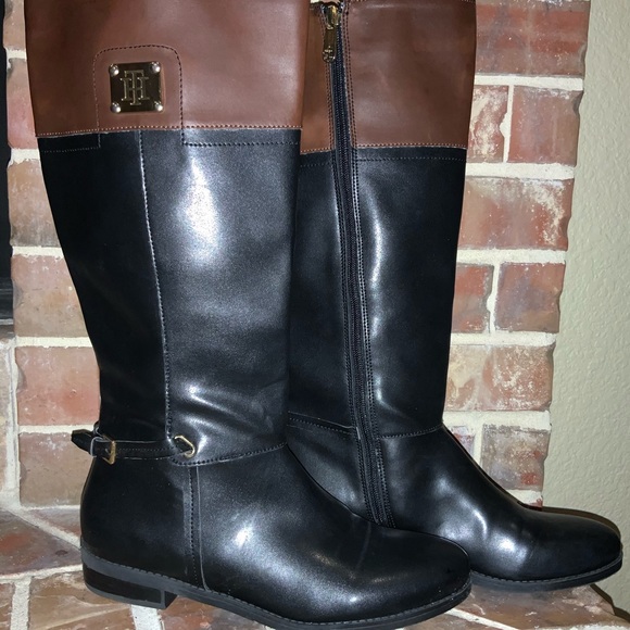 tommy hilfiger riding boot